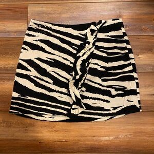 Free People Zebra Skirt